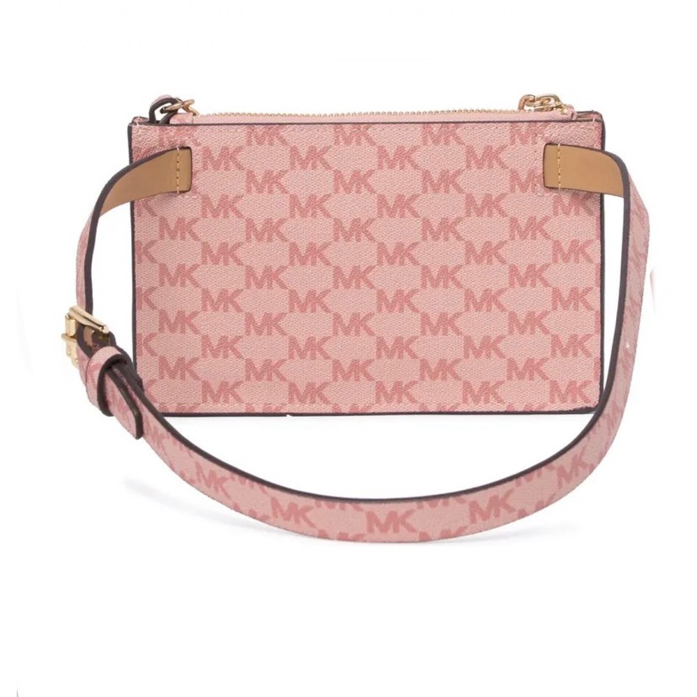 Michael Kors Pink Pull Chain Belt Bag - Picture 4 of 14